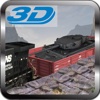 Military Tank Delivery Train 3D