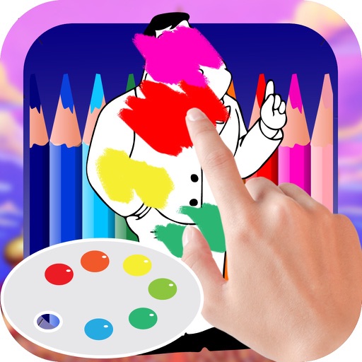 Color Book Game for Kids: American Dad Version Icon