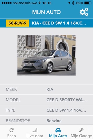 mijngarage plug-in screenshot 4