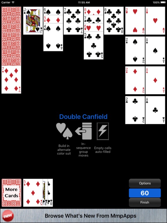 canfield solitaire rules