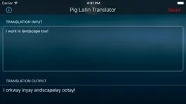 Game screenshot Pig Latin - Translator hack