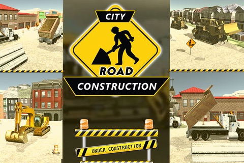 City Road Construction Simulator 3D – Heavy Crane Truck Driver Challenge screenshot 2