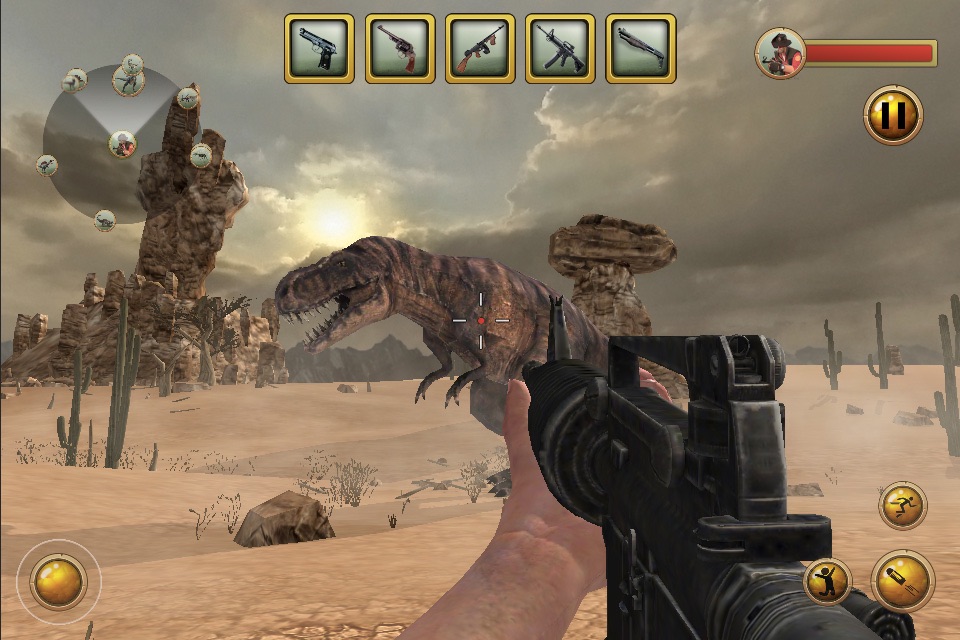 Jurassic Dinosaur Hunter Simulator 2016 : Desert Challenge screenshot 3