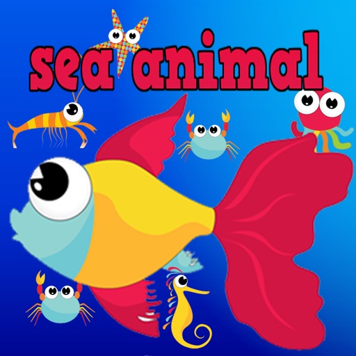 Easy Sea Animals Jigsaw Puzzle Matching Games for Free Kindergarten Games or 3,4,5 to 6 Years Old