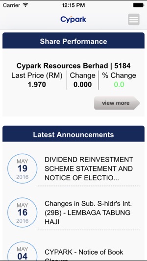 Cypark Investor Relations(圖2)-速報App