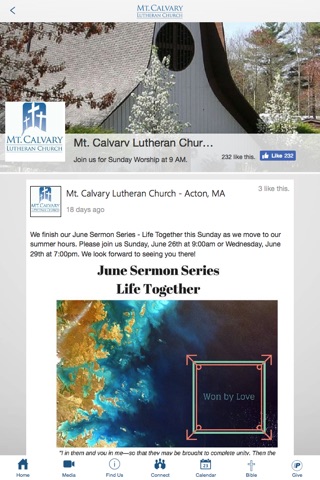 Mt. Calvary Lutheran Church screenshot 2