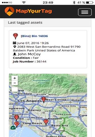 MapYourTag screenshot 2