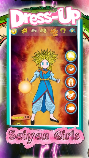 Super Saiyan Girls Dress-Up : game battle adventure dokkan d(圖4)-速報App