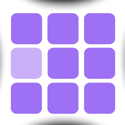 Color cube - spot the different square Icon