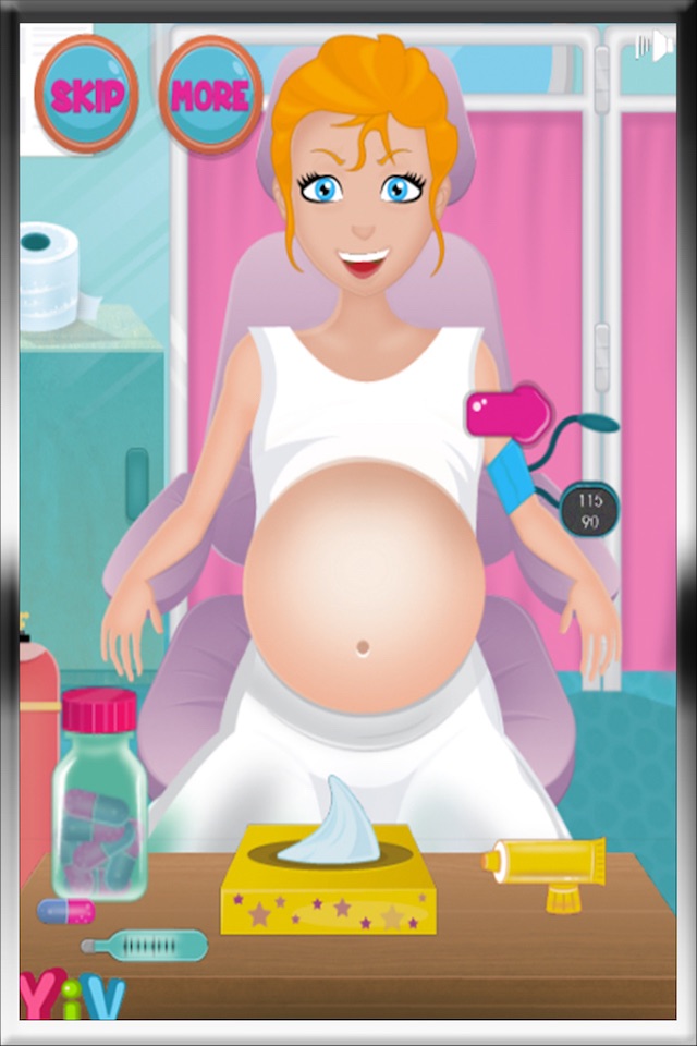 Princess Pregnant Emergency Ambulance - maternity games for girls screenshot 2