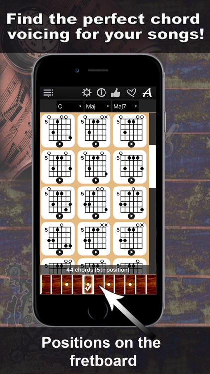 Guitar Chords Compass - learn the chord charts & play them screenshot-3