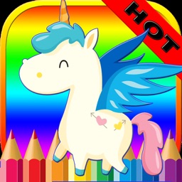 Pony Horse Coloring Book - Alphabets Drawing Pages and Painting Educational Learning skill Games For Kid & Toddler