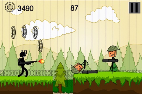 A Stickman Shooter - Sniper Vs Shooting Assassin Soldiers screenshot 3