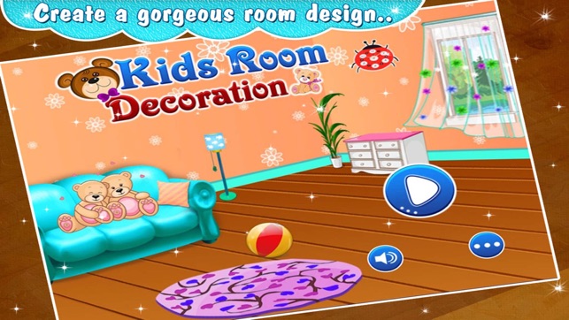 Kids Room Decoration - Game for girls, t