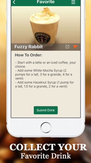 Secret Menu for Starbucks - Coffee, Tea, Cold & Hot Drinks R(圖5)-速報App