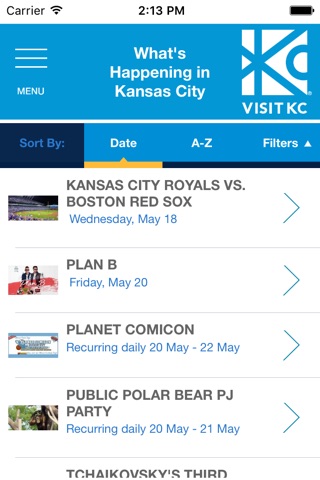 Visit KC: Official Guide to Kansas City screenshot 2