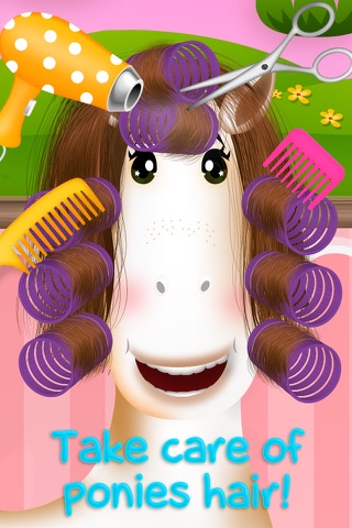 Sweet Little Emma - Lovely Pony Princess, Dress Up, Hair Style & Clean Up screenshot 2