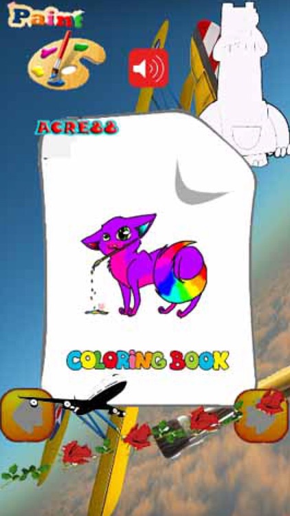 Coloring Book Page Chowder Anime Edition