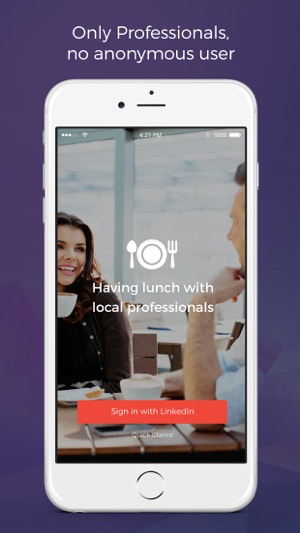 Lunch Buddy - meet professionals nearby