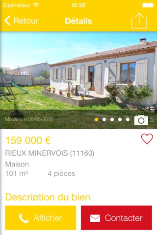 IMMOBILIER DU MINERVOIS screenshot 4