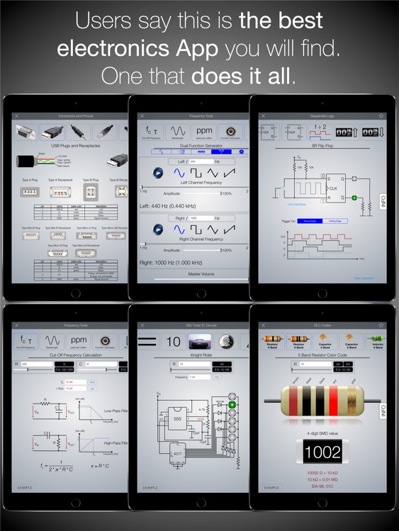 Electronics Engineering ToolKit PRO for iPad screenshot-3