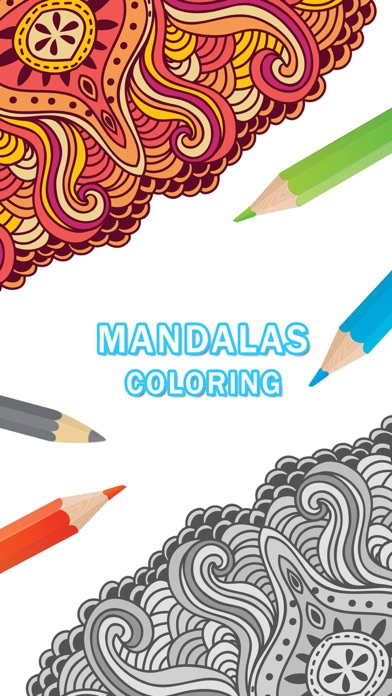 How to cancel & delete Coloring Book for Adults : Free Mandalas Adult Coloring Book & Anxiety Stress Relief Color Therapy Pages from iphone & ipad 1