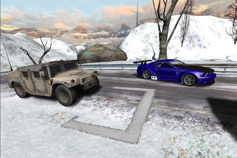 Snow Car Racing PRO screenshot 3