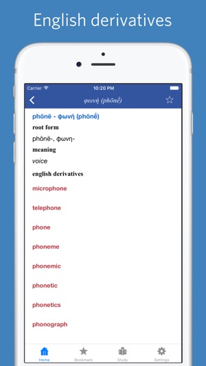 Greek words and English derivatives(圖2)-速報App