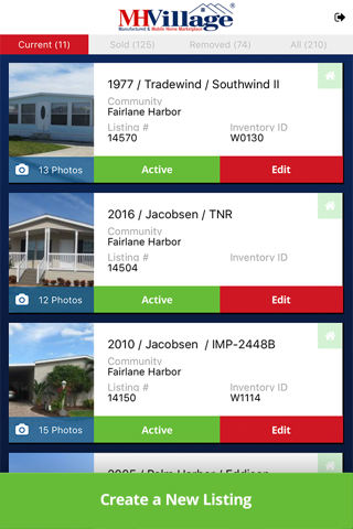MHVillage Professional - Listing Management for Manufactured Housing Professionals screenshot 2