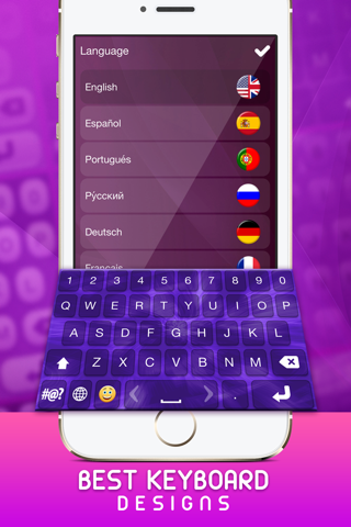 Best Keyboard Designs – Color.ful Background Skin.s & Text Font.s for iPhone screenshot 4