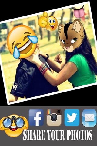 Creative Emoji Booth -attach new popular emoticon stickers on photo & share with friends screenshot 4