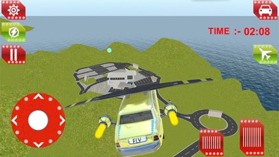 How to cancel & delete Flying Limo Car Driving 3D Simulator from iphone & ipad 4