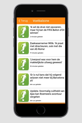 Sportnieuws screenshot 2