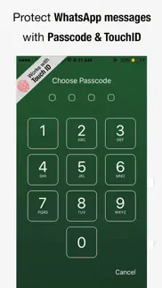 How to cancel & delete passcode for whatsapp messenger pro - chats 1