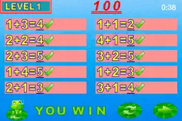 Game screenshot Easy learning addition - Smart frog kids math hack