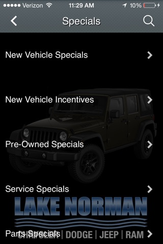 Lake Norman Chrysler Dodge screenshot 2