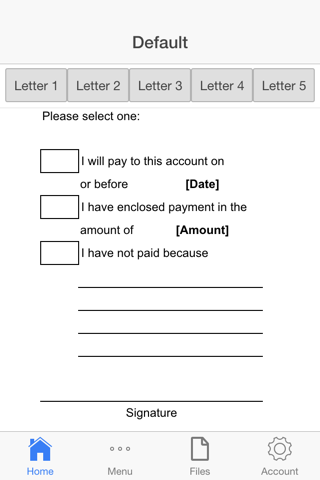 Payment Inquiry Letter screenshot 3