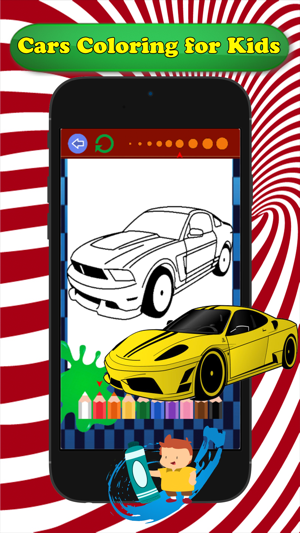 cars cartoon coloring book  free games for kids on the app