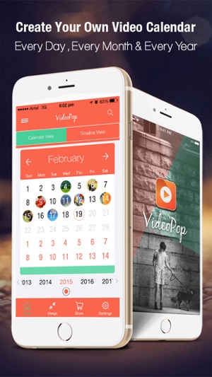 VideoPop - Video Diary Log & Movie Maker
