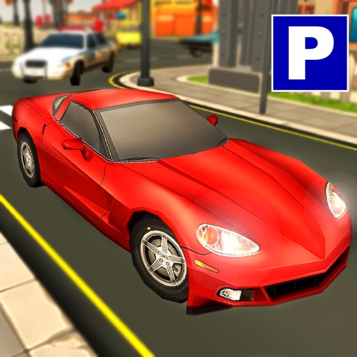Car Driving School: Parking 3D - Car Drive Parking Career and Driving Test Run Game Icon