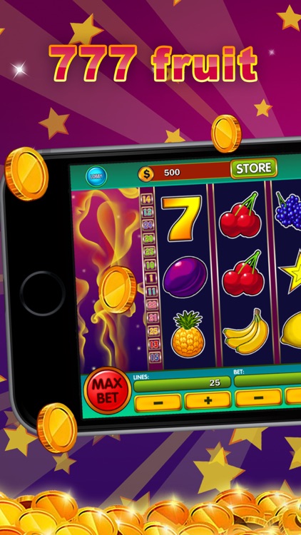 slots machine 777 fruit