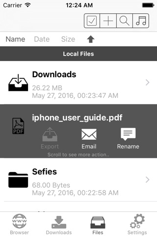 Downtify - Browser, Media Player & Documents File, Folder Manager ES File Explorer Manager screenshot 3