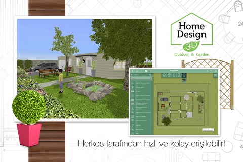 Home Design 3D Outdoor Garden screenshot 2