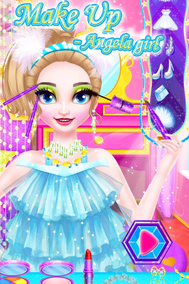 Makeup Salon Princess Dress Up screenshot 2