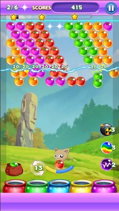 KITTY BUBBLE POP GO : NEWEST BUBBLE SHOOTER PET RECURE PUZZLE HD 2016 1.0 IOS