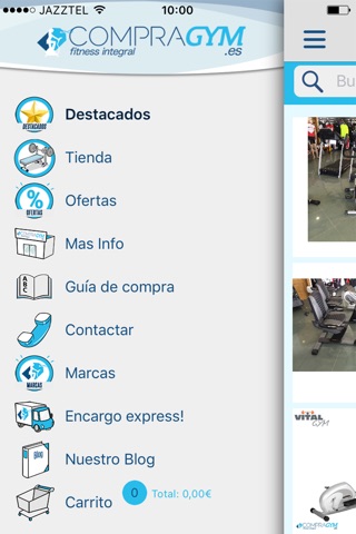 compraGYM screenshot 2