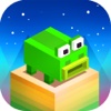 Crazy Hoppy Frog Escape - Geometry City Runner