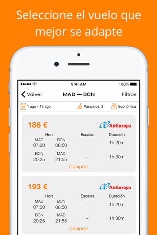 EasyFlights: Cheap flights search and booking screenshot 2