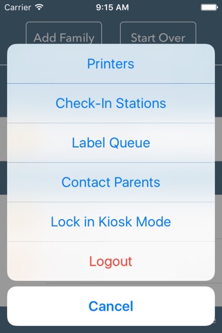e360 ChMS Check-in App screenshot 3