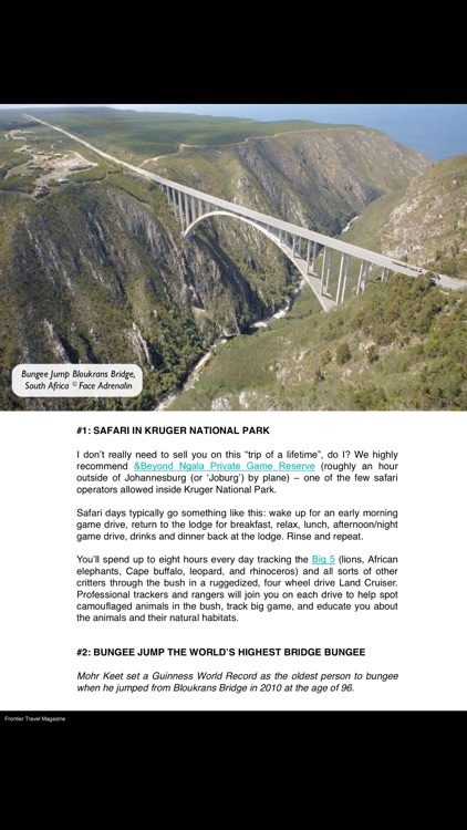 Frontier Travel Magazine screenshot-3